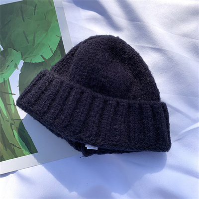 Chapéus de boné de malha de inverno chapéus suaves chapéus quentes Desporto ao ar livre estilo casual bonés personalizáveis