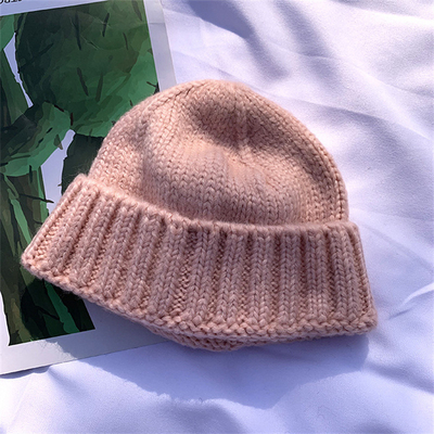 Chapéus de boné de malha de inverno chapéus suaves chapéus quentes Desporto ao ar livre estilo casual bonés personalizáveis