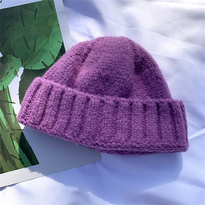 Chapéus de boné de malha de inverno chapéus suaves chapéus quentes Desporto ao ar livre estilo casual bonés personalizáveis