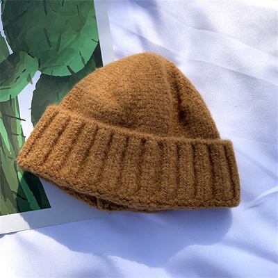 Chapéus de boné de malha de inverno chapéus suaves chapéus quentes Desporto ao ar livre estilo casual bonés personalizáveis