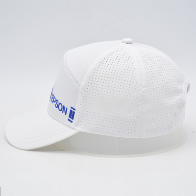 Sport Gorras Laser Cut Hole Baseball Cap Custom High Profile 6 Painel Chapéus de Baseball