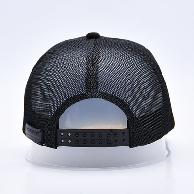 7 painel preto camarão painel chapéus de caminhão chapéu de malha de alta qualidade bordados de borda personalizada chapéus de caminhão de veludo chapéus