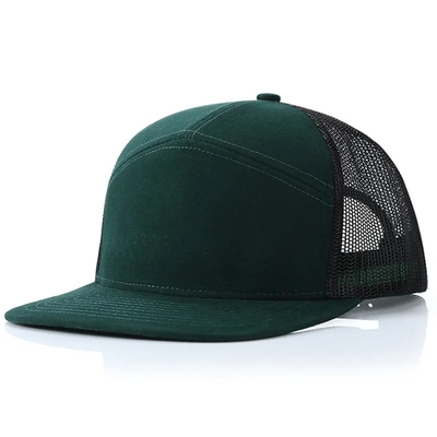 Logotipo personalizado 7 painéis Cap Wholesale Mesh Trucker Caps