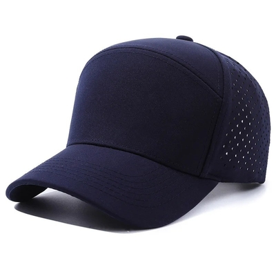 Logotipo personalizado Laser Cut Hole Baseball Cap Perforado Waterproof Sports Caps Hat