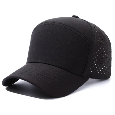 Logotipo personalizado Laser Cut Hole Baseball Cap Perforado Waterproof Sports Caps Hat