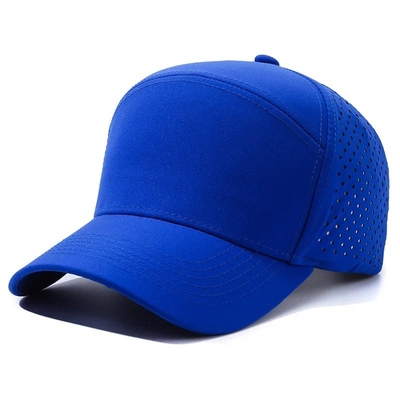 Logotipo personalizado Laser Cut Hole Baseball Cap Perforado Waterproof Sports Caps Hat