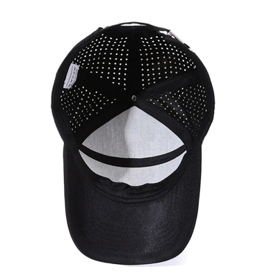 Logotipo personalizado Laser Cut Hole Baseball Cap Perforado Waterproof Sports Caps Hat