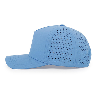 Alta qualidade de malha de laser de borda curva Classic Sports Baseball Caps Custom Golf Gorras Crimson Red Baseball Hat