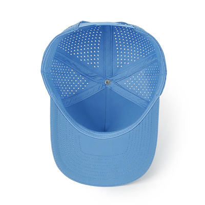 Alta qualidade de malha de laser de borda curva Classic Sports Baseball Caps Custom Golf Gorras Crimson Red Baseball Hat