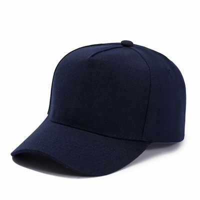 Custom Size 5 Panel Baseball Cap com cor personalizável e cor da coroa média linha de costura personalizável