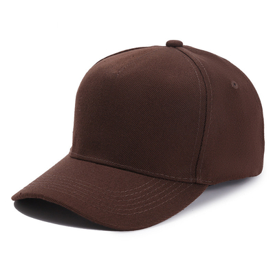Custom Size 5 Panel Baseball Cap com cor personalizável e cor da coroa média linha de costura personalizável