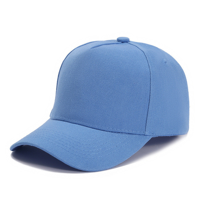 Custom Size 5 Panel Baseball Cap com cor personalizável e cor da coroa média linha de costura personalizável