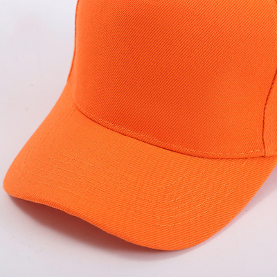 Cuidados de lavagem de mãos Structured 5 Panel Baseball Cap with Flat/Curve Peak Style Personalizável
