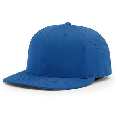 Chapéu de basebol sob medida bordado Richardson 6 painel impermeável Laser corte buraco Chapéu de basebol