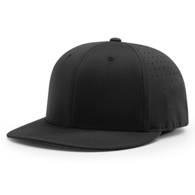 Chapéu de basebol sob medida bordado Richardson 6 painel impermeável Laser corte buraco Chapéu de basebol