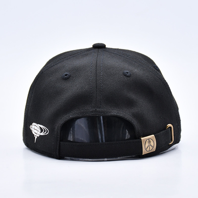 Chapéu Snapback de fecho de plástico O painel Snapback Cap