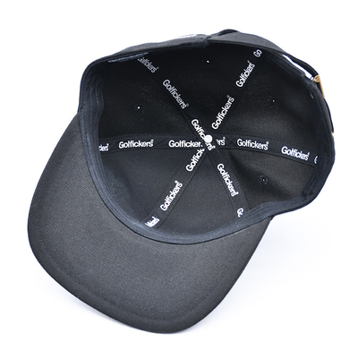 Chapéu Snapback de fecho de plástico O painel Snapback Cap