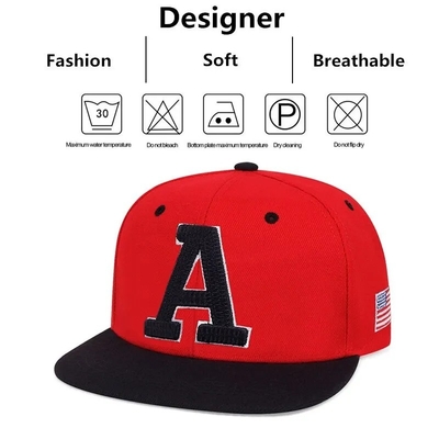 Moda Hip Hop Desporto Outdoor Gorras Snapbacks Chap Hat Custom 6 Painel Snapback Chaps