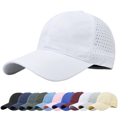 Poliéster de algodão de alta qualidade 6 Painel Sport Rapido Seco Bate-Bol Cap Trucker Snapback ajustável Bate-Bol Cap