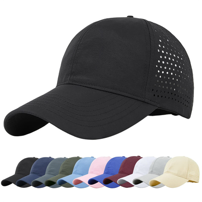 Homens Rapido Seco Respirável Sport Baseball Cap Custom Mesh Ajustável Chapéu simples Chapéu de caminhoneiro