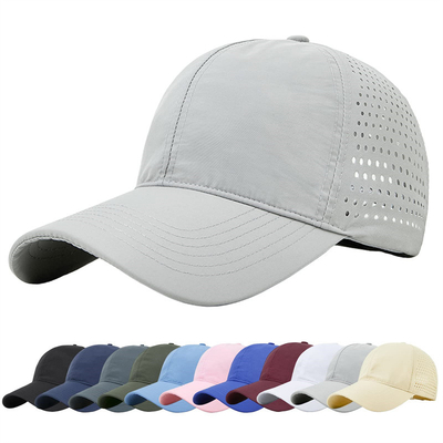 Homens Rapido Seco Respirável Sport Baseball Cap Custom Mesh Ajustável Chapéu simples Chapéu de caminhoneiro
