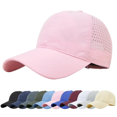 Poliéster de algodão de alta qualidade 6 Painel Sport Rapido Seco Bate-Bol Cap Trucker Snapback ajustável Bate-Bol Cap