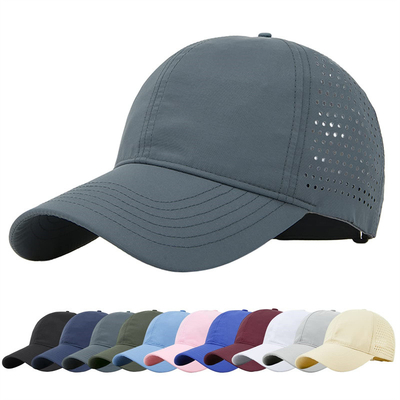 Homens Rapido Seco Respirável Sport Baseball Cap Custom Mesh Ajustável Chapéu simples Chapéu de caminhoneiro