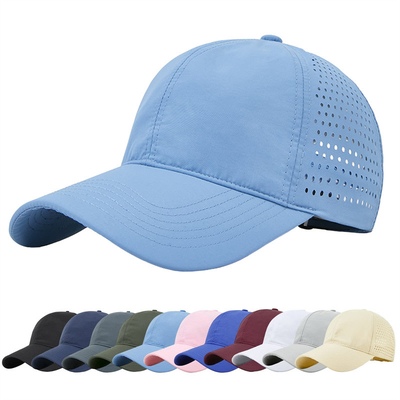 Poliéster de algodão de alta qualidade 6 Painel Sport Rapido Seco Bate-Bol Cap Trucker Snapback ajustável Bate-Bol Cap