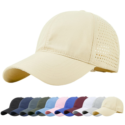 Homens Rapido Seco Respirável Sport Baseball Cap Custom Mesh Ajustável Chapéu simples Chapéu de caminhoneiro