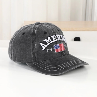 Fabricante de bonés, por atacado, bonés de beisebol de 6 painéis, de bordados americanos, logotipo 3D personalizado