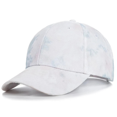 Moda personalizada Hip Hop 6 Panel Tie Dye Baseball Hat Cap High Crown Irregular Print Baseball Hats