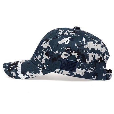Chapéu de Basebol Desportivo de Camuflagem de Área Livre por encomenda Chapéu de Basebol Tático de 6 Painéis