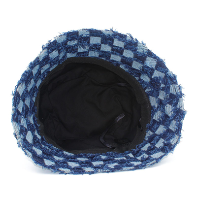 Sombrinha de balde de designer de moda de alta qualidade jeans pescador Sombrinha de balde com logotipo personalizado