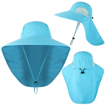 Sombrinha elegante de nylon chapéu de balde de pescador rápido UPF40 chapéu de pescador