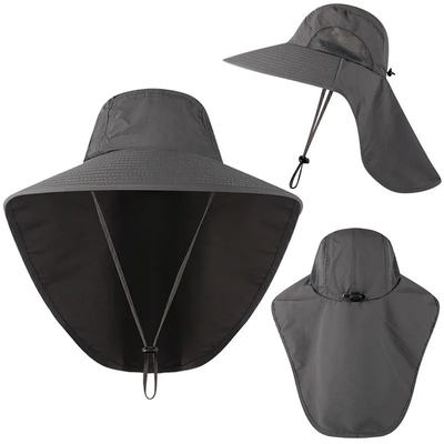 Sombrinha elegante de nylon chapéu de balde de pescador rápido UPF40 chapéu de pescador