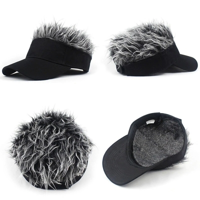 Chapéus de basebol quentes Moda Chapéu de peruca de pico Outono Inverno Casual Sports Chapéu de golfe masculino Desenho engraçado Chapéu Snapback para homens