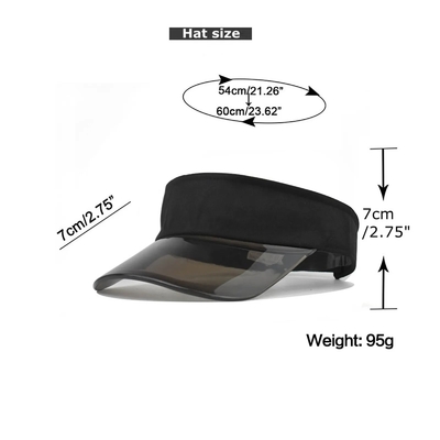 Chapéus de Verão Golf Visor Transparente Caps Custom Sunscreen Proteção Anti-Uv Top Visor Cap Vazio