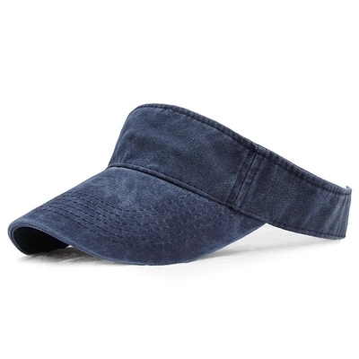 Nova Verão Denim Visores Lavados Mulheres Esporte ao ar livre Chapéu de Sol Golf Caminhadas Tênis Homem Proteção Solar