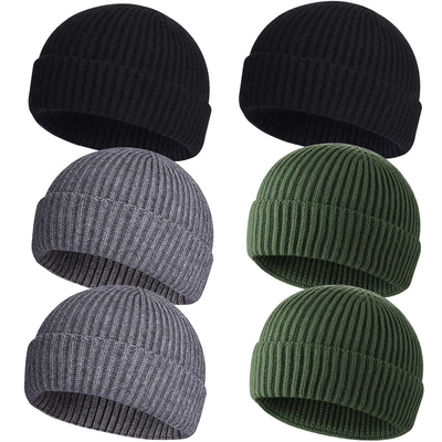 Chapéus de boné de tricô para adultos para ocasiões casuais Bordado/Jacquard/padrão em branco e circunferência do chapéu