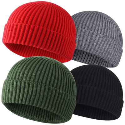 Chapéus de boné de tricô para adultos para ocasiões casuais Bordado/Jacquard/padrão em branco e circunferência do chapéu