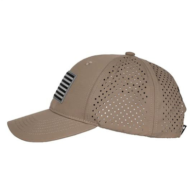 Oen Custom Design American Flag Baseball Cap Mens bordado Chapéu de Beisebol Perforado