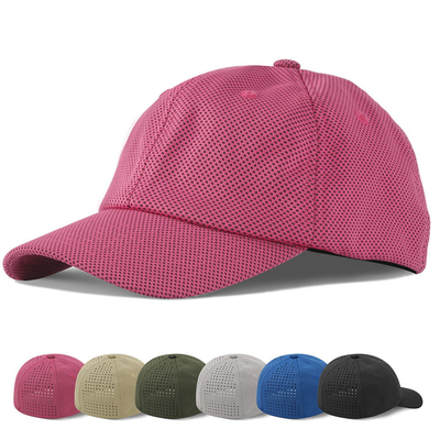 Capuz de beisebol de visor curvo de seis painéis em algodão para performance B2B