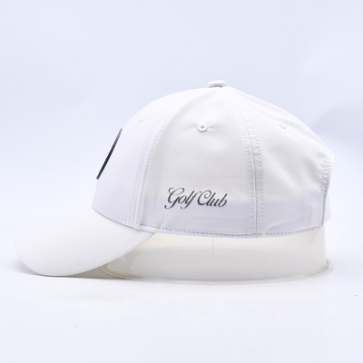 Logotipo refletor personalizado ao ar livre secar rapidamente bonés esportivos à prova d'água iluminação 6 painéis chapéu de golfe para homens
