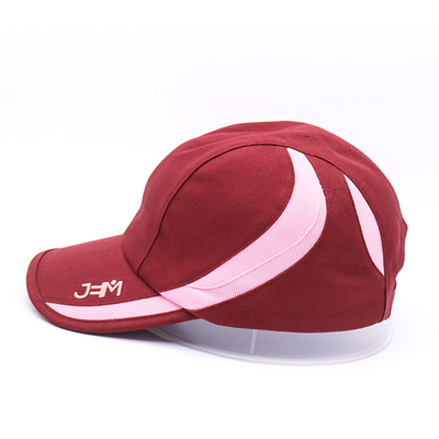 Logotipo personalizado Chapéu desportivo malha correndo gorras de alta qualidade borda curva chapéus desportivos respiráveis
