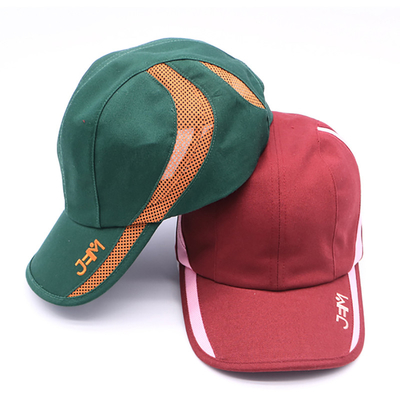 Logotipo personalizado Chapéu desportivo malha correndo gorras de alta qualidade borda curva chapéus desportivos respiráveis