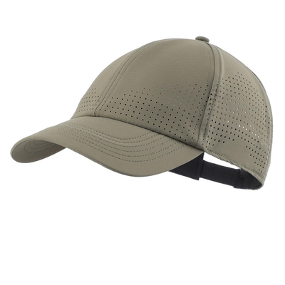 Gráfico Custom 6 Panel Unisex Laser Perforado Impermeável Baseball Golf Cap Hat Mesh Chapéus Desportivos