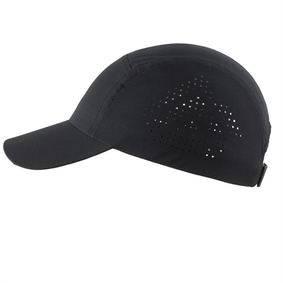 Chapéu desportivo impermeável de corte a laser perfurado de alta qualidade chapéu de beisebol desportivo rápido seco