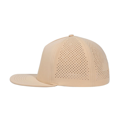 Rapido Laser Seco Golf Performance Snapback Chapéu Perforado Flat Cap Borda