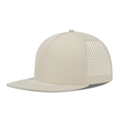Rapido Laser Seco Golf Performance Snapback Chapéu Perforado Flat Cap Borda