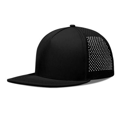 Rapido Laser Seco Golf Performance Snapback Chapéu Perforado Flat Cap Borda